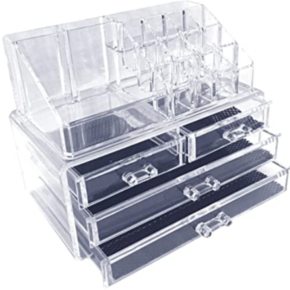 Makeup Organizer Clear Acrylic Storage Drawers